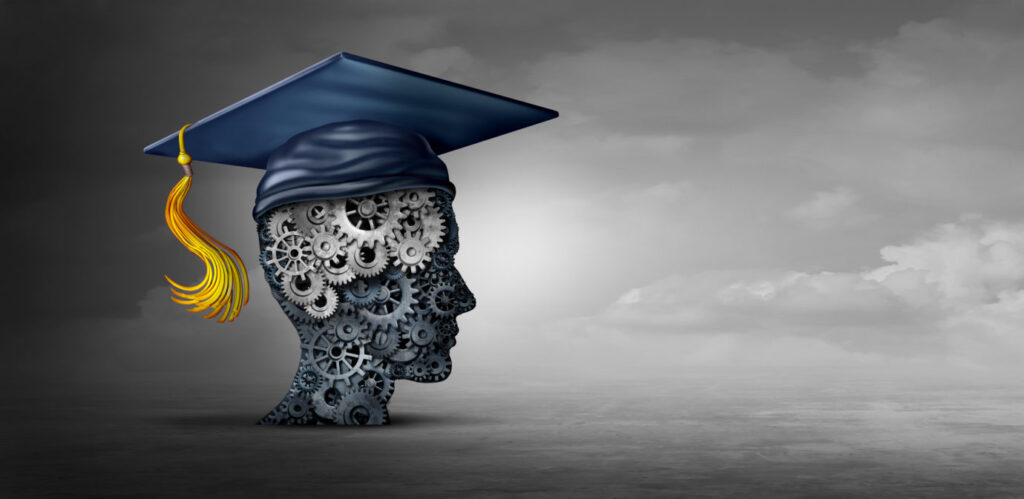 The Fundamentals of Supply Chain Management. Cogs with a graduation cap.