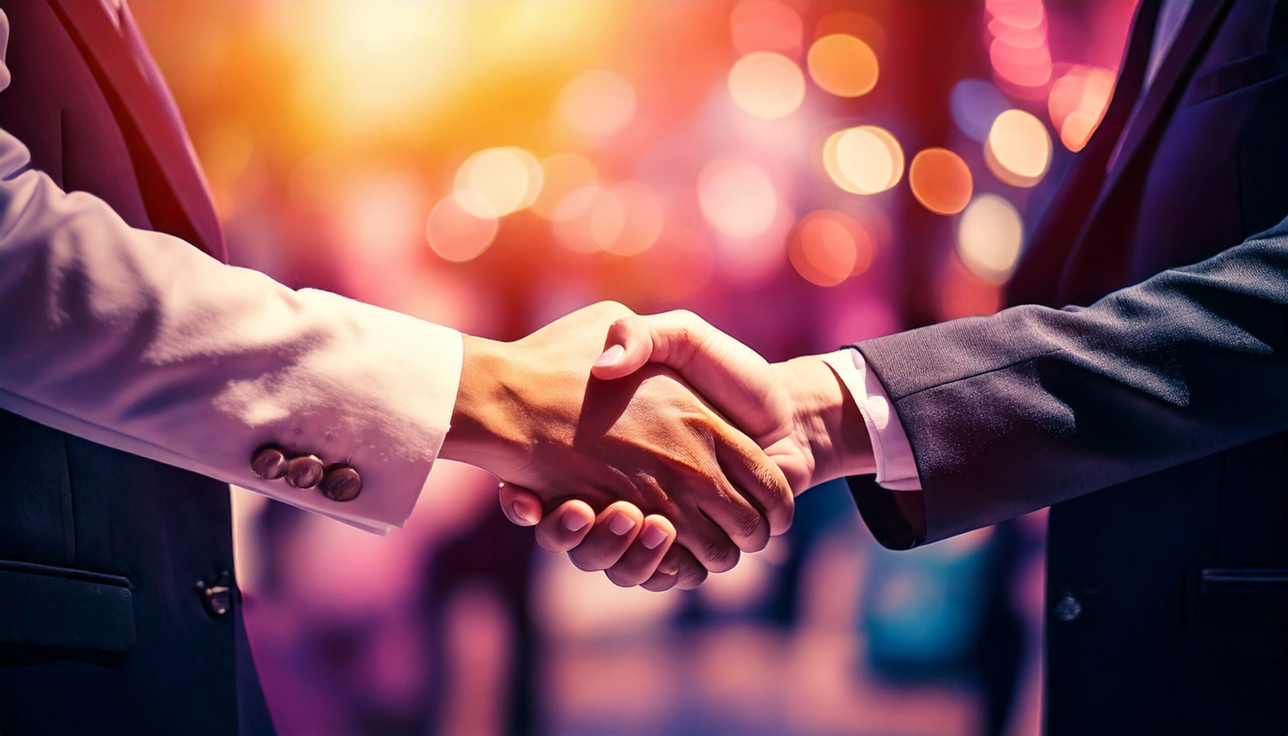 people shaking hands, working together