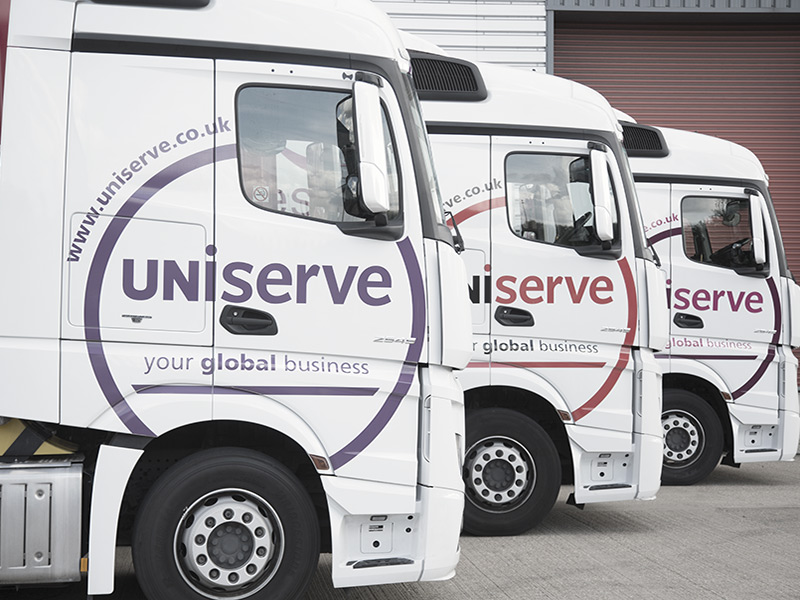 Uniserve lorries